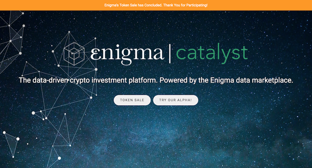 enigma project cryptocurrency